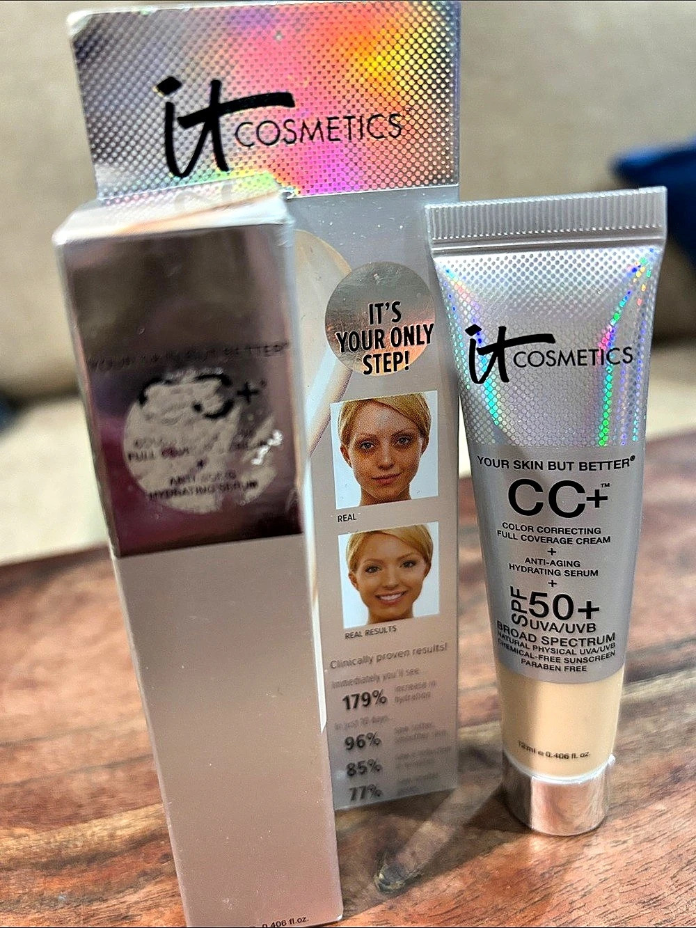 NIB IT Cosmetics Your Skin But Better CC+ Cream SPF 50+ Fair
